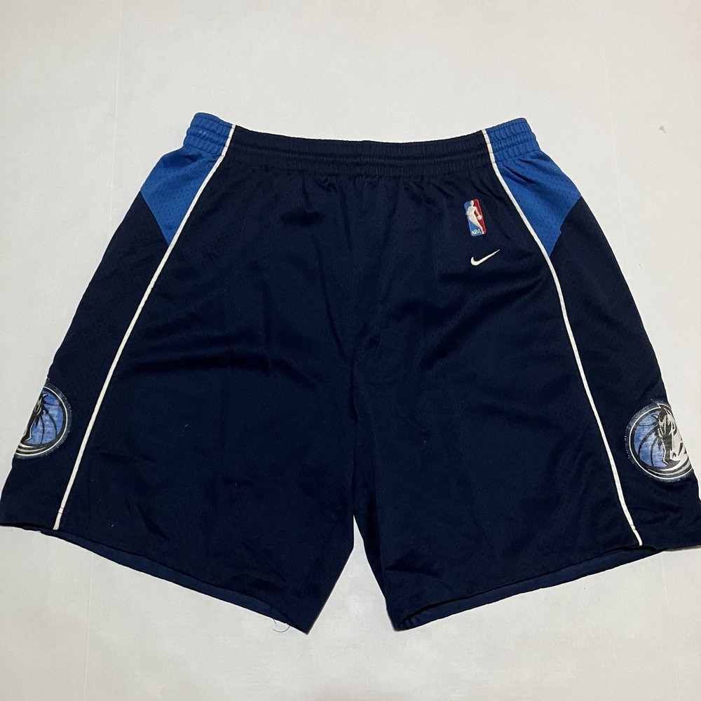 Vintage Nike Team Dallas‎ Mavericks Mavs NBA Basketball Shorts Men's Size XL